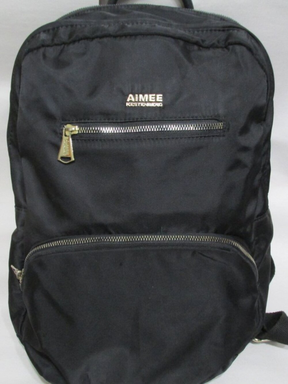 P3019-NWOT Aimee Kestenberg Nylon & Saffiano Leather Backpack